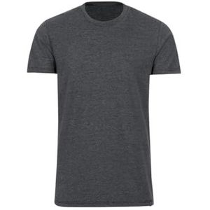 Trigema Heren Slim Fit T-shirt van Deluxe katoen, donkerantraciet