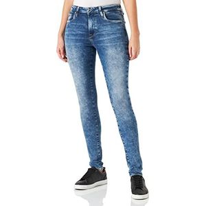 Pepe Jeans Soho Jeans voor dames, slim fit, halfhoge taille, 000 denim (GW7)