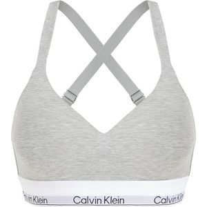 Calvin Klein Lift Bralette (Rolling Change) 000qf7900e Bralette voor dames, Grijs (Heather Grey)