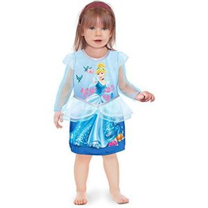 Ciao 11240.12-18 - Disney prinsessenjurk baby Assepoesterjurk lichtblauw 12-18 maanden