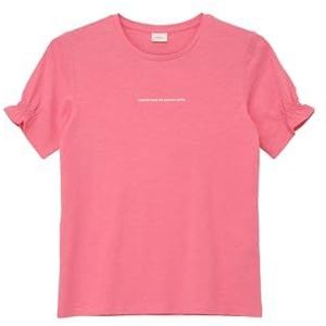 s.Oliver T-shirt pour fille avec inscription 2142491, Rose 4348, M