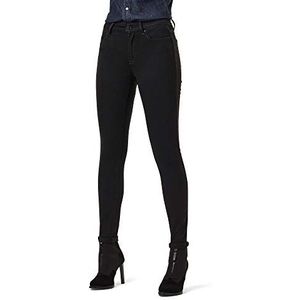 G-STAR RAW Super skinny jeans voor dames met hoge taille, zwart (Rinsed 9142-082)