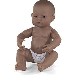 Miniland Babypop Meisje Met Vanillegeur 40 Cm Bruin