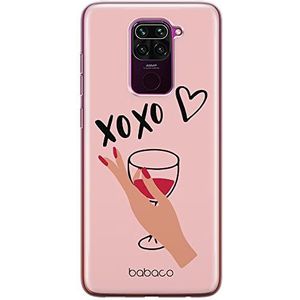 ERT GROUP Beschermhoes voor mobiele telefoon voor Xiaomi Redmi Note 9, origineel en officieel gelicentieerd product, motief XOXO 001, perfect aangepast aan de vorm van de mobiele telefoon