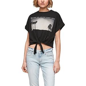 Q/S designed by - s.Oliver t-shirt dames, Zwarte Placed Print
