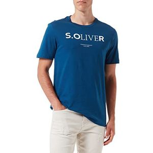 s.Oliver T-shirt heren T-Shirt, azuurblauw, S