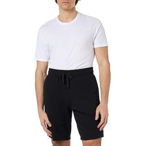 Emporio Armani Bermuda Iconic Terry Loungewear Trainingsbroek voor heren, zwart.