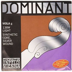 Thomastik Viola 44655 Dominant enkele snaar 138 Watt met zilveren nylon kern