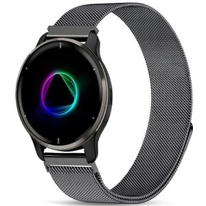 Issinlky Metalen armband compatibel met Garmin Venu 2 Plus, 20 mm roestvrijstalen armband voor Vivoactive 5/Garmin Venu Sq/Venu Sq 2/Vivoactive 3/Garmin Venu/Vivomove HR/Forerunner 55 245 645