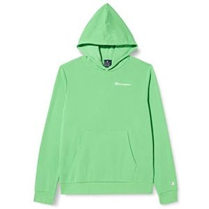 Champion Legacy American Classics-Ultra Light Powerblend Terry Small Logo Sweatshirt met capuchon voor jongens, Verde Chiaro, 13-14 jaar, Lichtgroen