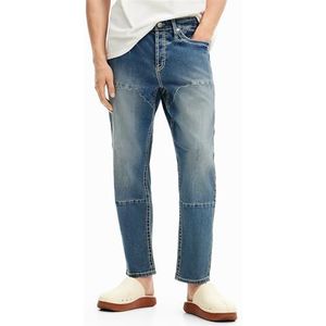 Desigual Jean long en denim pour homme, bleu, 36