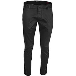 Roy Robson Scott-Slim Fit stretchbroek voor heren, Zwart (Black A001)