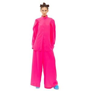 CHAOUICHE Chemise de pyjama pour femme, rose, 4XL
