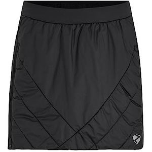 Ziener Naschka Thermische rok / outdoor / bergbeklimmen skirok | wol, winddicht, PFC-vrije damesrok (1 stuk), zwart.