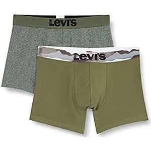 Levi's Bedrukte boxershorts voor heren, Khaki (stad)