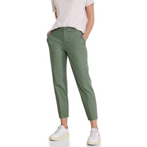 Street One A377199 Chino-broek voor dames, losse pasvorm, Dry Salvia Green