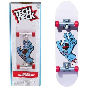 Tech Deck - Vinger Skate - 1 Handboard Santa Cruz Teck Deck - Santa Cruz Board in Collectorformaat 27 cm - Skate met handen of tentoonstelling - Mini Skate - Speelgoed voor kinderen vanaf 6 jaar