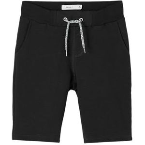 NAME IT Nkmhonk SWE Unb Noos lange shorts voor jongens, zwart.