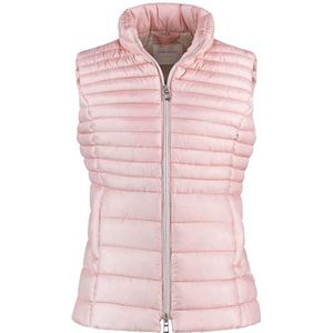 Gerry Weber Getailleerd gewatteerd damesvest, mouwloos, effen, roze, 48, Roze, 48
