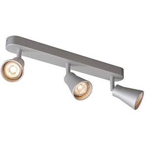 SLV Avo CW Triple, QPAR51 Wand- en plafondverlichting voor binnen Zilver max. 50 W