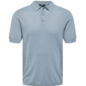 ONLY & SONS Onswyler Life Reg 14 Ss Polo Knit Noos trui voor heren, Mountain Spring