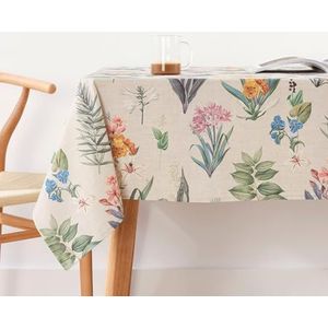 BELUM Nappe anti-taches, taille 100 x 140 cm - Nappe au toucher extra douce, couleur multicolore, nappe 100% fabriquée en Espagne, tissu 100% coton biologique, nappe modèle 0120-349