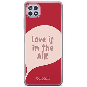 ERT GROUP Samsung A22 5G Hoes Origineel en officieel gelicentieerd Babaco Motief Love is in The Air 001 perfect aangepast aan de vorm van de mobiele telefoon, TPU Case