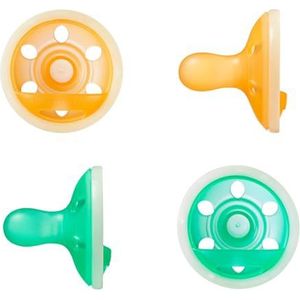 Tommee Tippee Night Glow Fopspeen uit één stuk, lichte siliconen fopspeen uit één stuk, 6-18 m