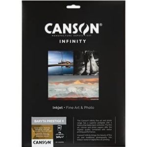 Canson Infinity Baryta Prestige II A4 10 vellen 340g