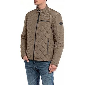 Replay M8000 Bikerjack voor heren, Earth 557