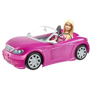 Barbie Mattel DJR55 - Glam Cabrio en pop, Roze