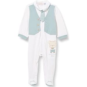 Chicco Rompertje vooraan open pyjama kinderen pasgeborenen wit normaal kinderpyjama wit, Wit.