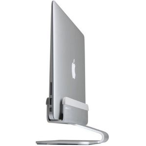 Rain Design mTower Verticale MacBook-standaard - MacBook Pro - Laptopstandaard - Zilver