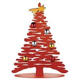 Alessi Bark for Christmas kerstdecoratie boomvormig design, staal, rood, M