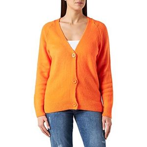 Street One Cardigan voor dames, papaya fluo