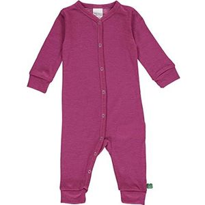 Fred'S World By Green Cotton Wool Bodysuit Grenouillère Bébé Fille, Prune, 74