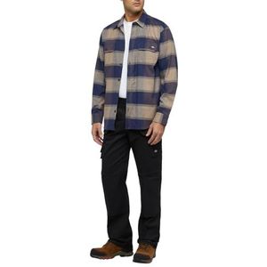 dickies Camicia In Flanella Ls, Vestibilità Rilassata Herenhemd, Zand