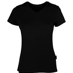 HRM T-shirt voor dames, zwart.