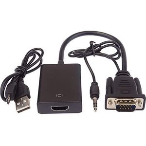 PremiumCord VGA + Audio Converter voor HDMI Full HD 1080p