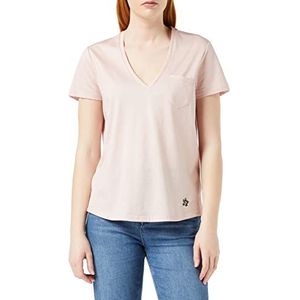 Ted Baker Wmb-Lovage-Easy Fit T-shirt voor dames, V-hals, Roze
