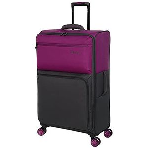 it luggage Duo-Tone koffer met wieltjes, 78,7 cm, 8 wielen, geruit, Softside Vichy, fuchsia/magneet, 78,7 cm, fuchsia/magneet, It trolley met 8 wielen, 78,7 cm