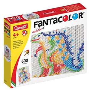 Quercetti - 0880 Fantacolor Modular 4 creatieve hobby's – mozaïekspel