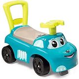 Smoby - Autotransporter blauw – loopfunctie – voor kinderen vanaf 10 maanden – speelgoedkist – 720525