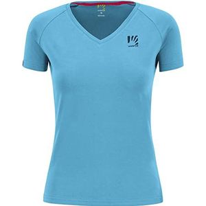 KARPOS T-shirt Genz W pour femme, Bleu Atoll, S