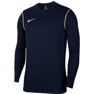 Nike Park20 Crew Top Sweatshirt voor heren, obsidiaan/wit/wit