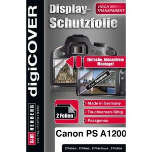 digiCOVER LCD displaybeschermfolie voor Canon PowerShot A1200