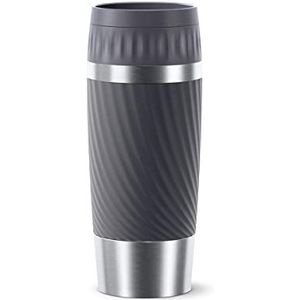 Tefal Travel Mug Easy Twist Thermosfles - Antraciet - 0,36 liter