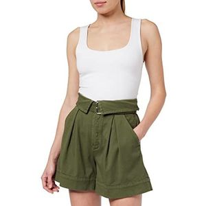 Pinko Judo Gabardina Damesshorts, X20 groen geweer