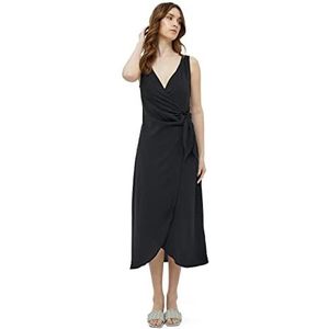 Desires Bianna Mouwloze jurk met gemiddelde taille, mouwloze jurk voor dames, Zwart (9000 zwart)