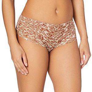 Wonderbra Glamour Raffine Shorty Damesboxershort, meerkleurig (Animal Print 0Bs)